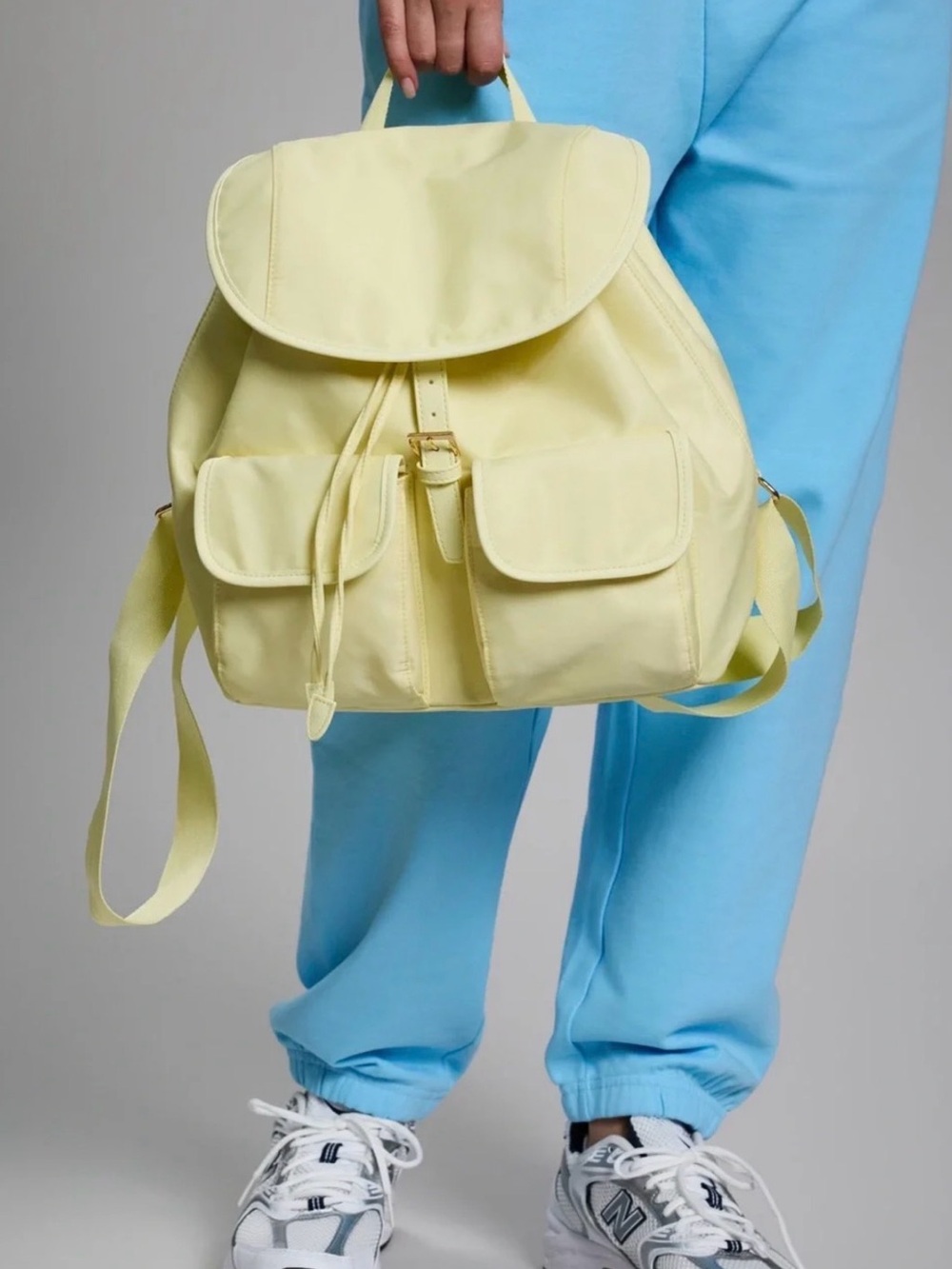 Year of Ours Butter Yellow Backpack NWT Pilates Tennis Travel Bag